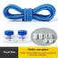 Spring Lock Shoelaces No Tie Shoe Laces Sneakers Round Elastic Shoelace Kid Adult Quick Without Ties Shoestrings Rubber Bands