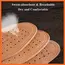 1 Pair Cowhide Insoles For Shoes Men Comfortable Deodorant Casual Leather Insole Feet Quality Genuine Leather Flats Shoe Sole