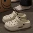 2026 Summer EVA Hole Shoes For Men Women Closed Toe Thick Sole Non Slip Outdoor Beach Slippers Cloud Feel Slides