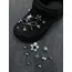 18pcs Detachable Diamond-Encrusted Electroplated Bear Shoe Accessories, Suitable For Clogs, Beach Shoes And Sandals