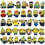 12-36Pcs Potdemiel Minion Cartoon Shoe Charms For Slides Sandals,PVC Shoe Decorations Accessories For Christmas Birthday Gift
