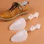 1 Pair Men and women Plastic Shoe Tree Adjustable Shoe Stretcher Shaper Boot Holder Shoe Support（white and black）two sizes