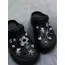 18pcs Detachable Diamond-Encrusted Electroplated Bear Shoe Accessories, Suitable For Clogs, Beach Shoes And Sandals
