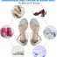 Gel Forefoot Cushion Pads Anti-Slip Half Insoles Shoe Inserts for Women High Heels Foot Pain Relief