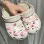 Mesuca Pink Series Hello Kitty Shoe Charms Set Kawaii Resin Decoration Accessories Removable Shoes Accessories Xmas Party Gifts