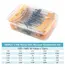 300/600PCS 1/4W Metal Film Resistor Kit Resistance 1% 30 values 10 Ohm ~1M 0.25w Resistors Set