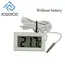 Mini LCD Digital Thermometer With Waterproof Probe For Freezer Refrigerator Indoor Outdoor
