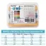300/600PCS 1/4W Metal Film Resistor Kit Resistance 1% 30 values 10 Ohm ~1M 0.25w Resistors Set