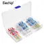 100pcs/50pcs Heat Shrink Connect Terminals Wire Insulated Butt Connectors Waterproof Solder Sleeve Tube Crimp Terminals With box
