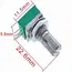 5Pcs Potentiometers Industrial Switches RK097 RK097N 3Pin B1K 5K 10K 20K 50K 100K 500K Switch Audio Shaft 15mm Amplifier Sealing