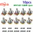 10PCS 15mm 3pin WH148 Linear Potentiometer With Nuts And Washers 1K 2K 5K 10K 20K 50K 100K 250K 500K 1M Potentiometers Kit