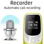 SERVO Small Mobile Phone Bluetooth Dialer Magic voice Low Radiation Telephone Call Recording 2/3 SIM GSM Unlocked Mini Cellphone