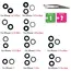 Camera Glass Lens Back Rear Camera Glass Lens with Glue Replacement Repair Spare Parts For iPhone 11 Pro Max 14 Plus 13 12 Mini