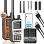 2 Pack BAOFENG UV-5R Mini Dual Band Two-Way Radio (5W/999CH) - Bluetooth APP Programming, NOAA Alert, Type-C Fast Charging