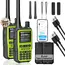 2 Pack BAOFENG UV-5R Mini Dual Band Two-Way Radio (5W/999CH) - Bluetooth APP Programming, NOAA Alert, Type-C Fast Charging
