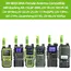 ABBREE AR-805S Mini Antenna Walkie Talkie SMA-Female UHF VHF Dual Band High Gain For Baofeng UV-5R Mini UV-21 PRO Ham Radio