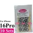 10Set A+ Back Camera Glass for iPhone 17 Pro Max 17Air 16 15 14 Plus 13 Mini 12 Rear Camera Glass Lens Cover with Adhesive