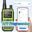 1/2PCS BAOFENG UV-5R Mini Walkie Talkie Dual PTT Wireless Bluetooth Programming Multi-Band Type-C Charge Long Range Ham Radio