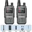 1/2PCS BAOFENG UV-5R Mini Walkie Talkie Dual PTT Wireless Bluetooth Programming Multi-Band Type-C Charge Long Range Ham Radio