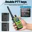 1/2PCS BAOFENG UV-5R Mini Walkie Talkie Dual PTT Wireless Bluetooth Programming Multi-Band Type-C Charge Long Range Ham Radio