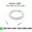 Fiber Optic Wire APC SC to SC APC Optical Single-mode 1-core G657A1 Indoor Extension Cable 3M/5M/10M/15M/20M Fiber Optic Cable