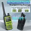 1/2PCS BAOFENG UV-5R Mini Walkie Talkie Dual PTT Wireless Bluetooth Programming Multi-Band Type-C Charge Long Range Ham Radio
