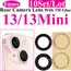 Emmahelp 10pcs A+ Back Camera Glass for iPhone 11 12 13 14 15 Pro Max 13Mini XR XS 14Plus Rear Camera Cover Lens 3M Sticker