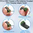 1-4Pcs 5V Crimp Terminal Block Green Data Transfer Charging Connector 5V Solderless Plug USB C To 2Pin Terminal Adapter Screw