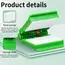 COMPTYCO A-07 Optical Fiber Core Wiping Clip FTTH Cleaning Tool Fiber Optic Cleaner With Cleaner Cotton/Alcohol Storage Bottle