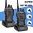 2PCS Baofeng BF 888S Walkie Talkie UHF BF888S Long Range Two Way Ham Portable Radio Transceiver for Hunting Hotel Receiver