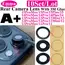 Emmahelp 10pcs A+ Back Camera Glass for iPhone 11 12 13 14 15 Pro Max 13Mini XR XS 14Plus Rear Camera Cover Lens 3M Sticker