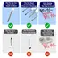 iLMH 1-40PCS Deep Hole Long Nib Head Markers For Metal Perforating Pen Waterproof Bathroom Woodworking Decoration Multi-Purpose