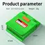 COMPTYCO A-07 Optical Fiber Core Wiping Clip FTTH Cleaning Tool Fiber Optic Cleaner With Cleaner Cotton/Alcohol Storage Bottle