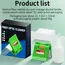 COMPTYCO A-07 Optical Fiber Core Wiping Clip FTTH Cleaning Tool Fiber Optic Cleaner With Cleaner Cotton/Alcohol Storage Bottle