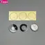Emmahelp 10pcs A+ Back Camera Glass for iPhone 11 12 13 14 15 Pro Max 13Mini XR XS 14Plus Rear Camera Cover Lens 3M Sticker