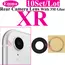 Emmahelp 10pcs A+ Back Camera Glass for iPhone 11 12 13 14 15 Pro Max 13Mini XR XS 14Plus Rear Camera Cover Lens 3M Sticker