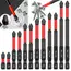 Anti Slip Bits Magnetic Screwdriver Bit Set S2 Alloy Steel Impact Resistance Bits-3/6/12Pcs Suitable for Electric Drills
