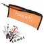 Multi-function Portable Bag Hardware Toolkits Small Tool Bag Waterproof Organizer High Quality Zipper Canvas Oxford Storage Bags