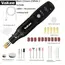 Mini Electric Drill USB Rechargeable Cordless Engraving Pen Dremel Tools Rotary Tool Cordless Hand Drill Mini Polisher for Hand