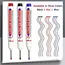 iLMH 1-40PCS Deep Hole Long Nib Head Markers For Metal Perforating Pen Waterproof Bathroom Woodworking Decoration Multi-Purpose