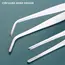 Stainless Multifuctional Steel Elbow Tweezers Aquarium Clip Long Tongs Non-slip Tweezers Forceps Pet Feeding Tools