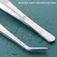 Stainless Multifuctional Steel Elbow Tweezers Aquarium Clip Long Tongs Non-slip Tweezers Forceps Pet Feeding Tools