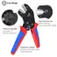 Ratchet Crimping Tool SN-58B Pliers Kit for XH2.54/DuPont2.54/2.8/4.8/6.3/uninsulated/Ferrule Terminals (0.25-1.5mm ²) 23-16AWG