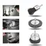 Wire Brush Wheel Cup Set, Wire Brush for Drill 1/4 Inch Hex Shank 0.012 Inch Coarse Carbon Steel Crimped Wire Wheel