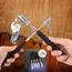 1pc Telescopic Adjustable Magnetic Pick-Up Tools  LED Light Magnet Long Extendable Long Reach 70cm