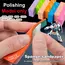 9Pcs For Assembling Model Build Tools Hobby DIY MS-E400~1200 Semi-rigid Sanding Sticks Plastic Model Polishing Rod