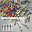 50/100PCS Soft and Dense Nylon Polishing Heads Brushes 2.35mm Colorful Cleaning & Polishing Tools