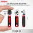 Hi-Spec 1/4 Ratchet Double Head Fast Ratchet Wrench Double-Ended Mini Socket Wrench Set Bicycle Workshop Tool Hand Tools