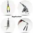 1pc Telescopic Adjustable Magnetic Pick-Up Tools  LED Light Magnet Long Extendable Long Reach 70cm