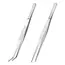 Stainless Multifuctional Steel Elbow Tweezers Aquarium Clip Long Tongs Non-slip Tweezers Forceps Pet Feeding Tools